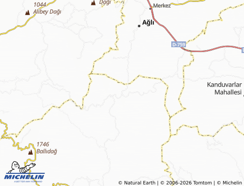 Mapa MICHELIN Çayözü - ViaMichelin