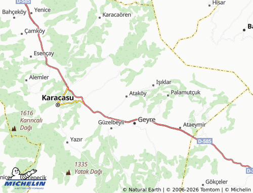 MICHELIN Ataköy map - ViaMichelin