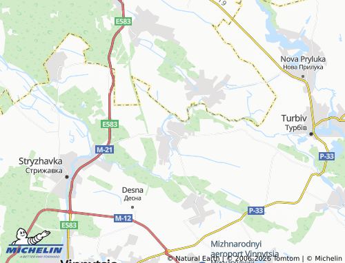 Mappa MICHELIN Sosonka - ViaMichelin
