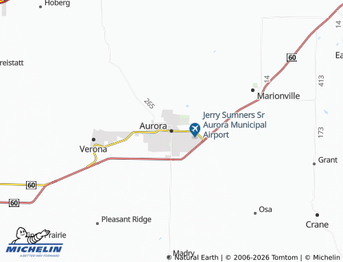 Mappa MICHELIN Aurora - ViaMichelin