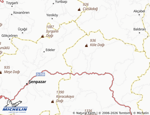 MICHELIN Göktaş map - ViaMichelin