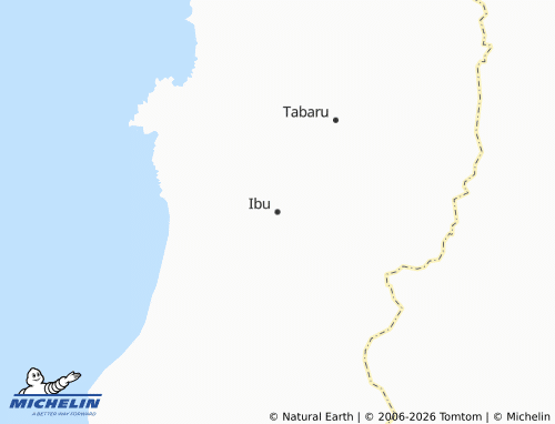MICHELIN Ibu map - ViaMichelin