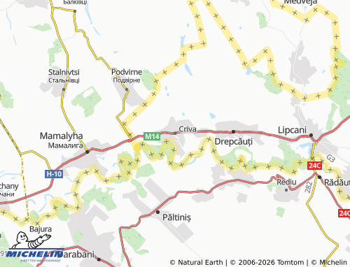 Mappa MICHELIN Criva - ViaMichelin