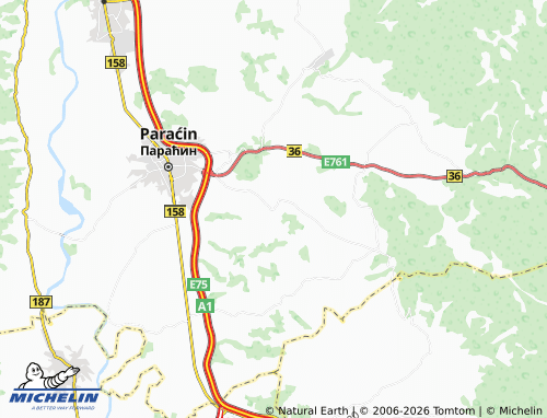 Mapa MICHELIN Mirilovac - ViaMichelin