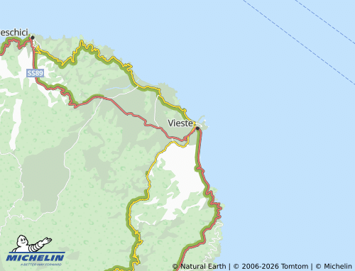 MICHELIN Coppitella map - ViaMichelin
