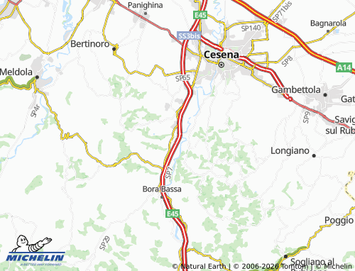 MICHELIN San Carlo map - ViaMichelin