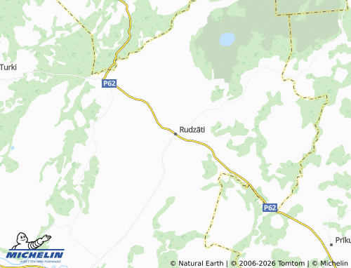 Mapa MICHELIN Rudzāti - ViaMichelin