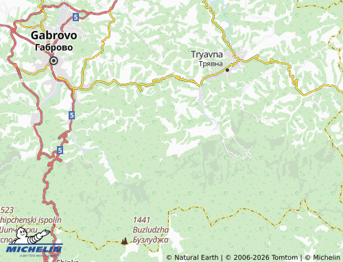 Kaart MICHELIN Enchovtsi - ViaMichelin