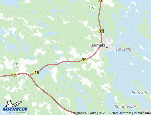 MICHELIN-Landkarte Toroppala - ViaMichelin