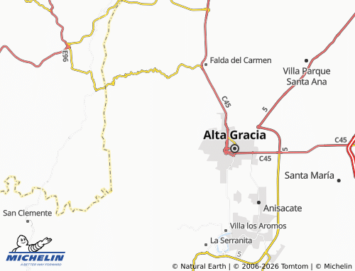 MICHELIN El Potrerillo map - ViaMichelin