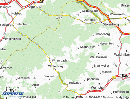MICHELIN Münchwald map - ViaMichelin