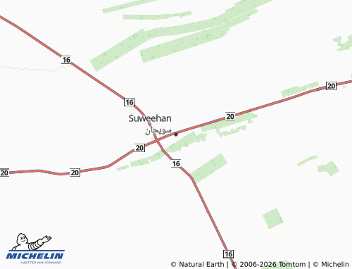 Mappa MICHELIN Suweehan - ViaMichelin