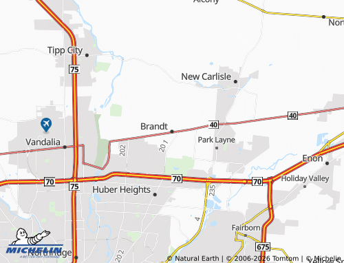 Mappa MICHELIN Brandt - ViaMichelin