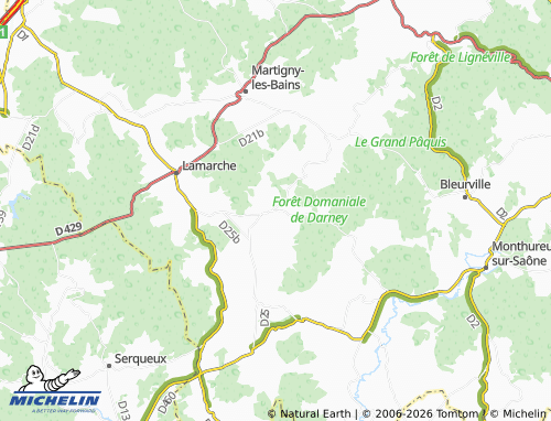 Mappa MICHELIN Serécourt - ViaMichelin