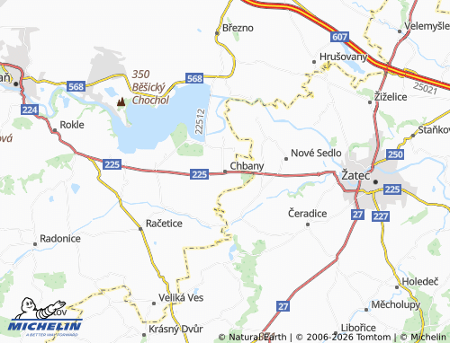 Mappa MICHELIN Chbany - ViaMichelin