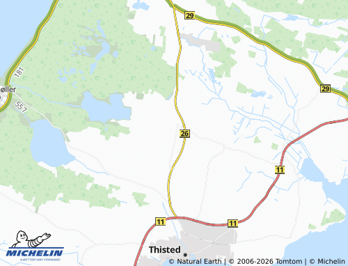 Mapa MICHELIN Nors - ViaMichelin