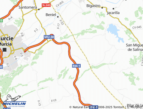 MICHELIN-Landkarte Urbanización Monte Blanco - ViaMichelin