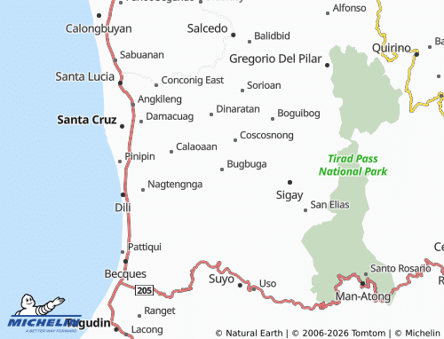 MICHELIN Bugbuga map - ViaMichelin