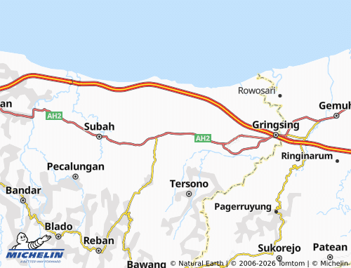 MICHELIN-Landkarte Sembung - ViaMichelin