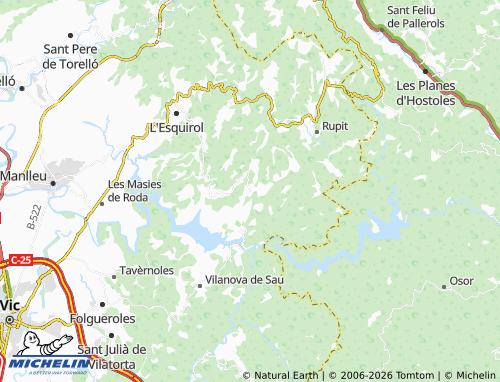 MICHELIN Tavertet map - ViaMichelin
