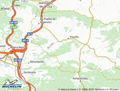 Mapa MICHELIN Araico - ViaMichelin