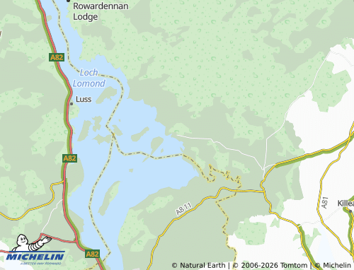 Carte MICHELIN Balmaha - ViaMichelin