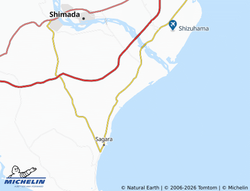 MICHELIN-Landkarte Shizunami - ViaMichelin
