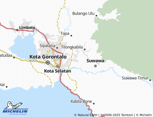 Mapa MICHELIN Poowo Barat - ViaMichelin