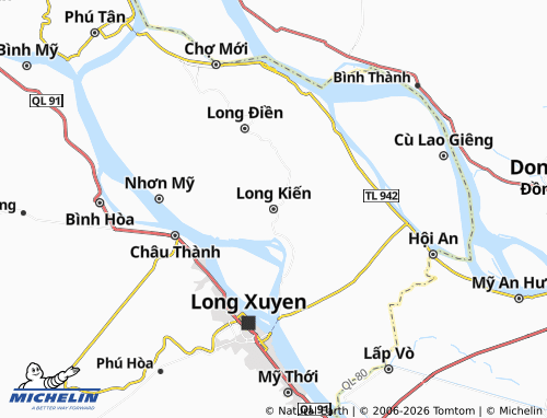 Mapa MICHELIN Long Kiến - ViaMichelin