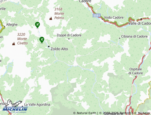 Mapa MICHELIN Bragarezza - ViaMichelin