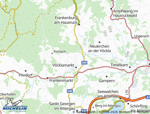 Mappa MICHELIN Pfaffing - ViaMichelin
