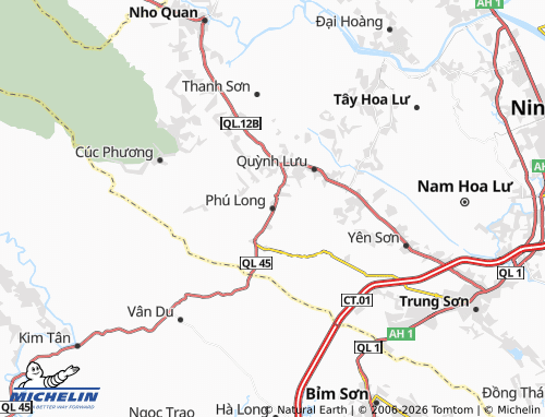 Mapa MICHELIN Phú Long - ViaMichelin
