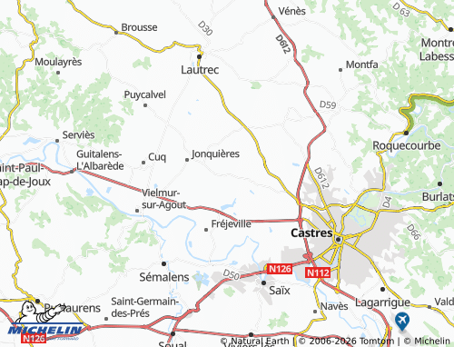 Mappa MICHELIN Carbes - ViaMichelin