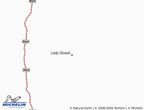 Mappa MICHELIN Lady Gbawi - ViaMichelin