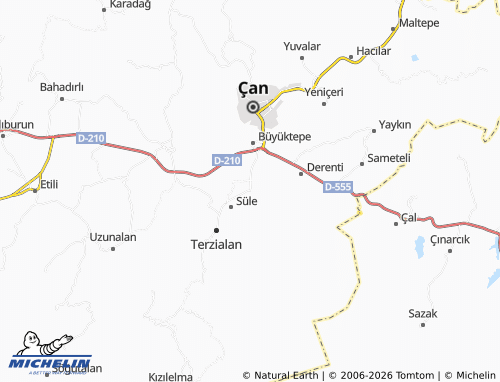 Mappa MICHELIN Karakoca - ViaMichelin