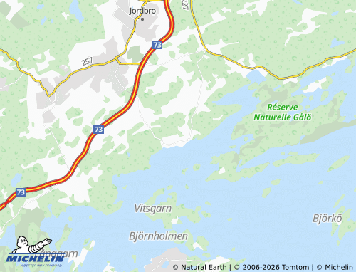 Mappa MICHELIN Årsta Havsbad - ViaMichelin