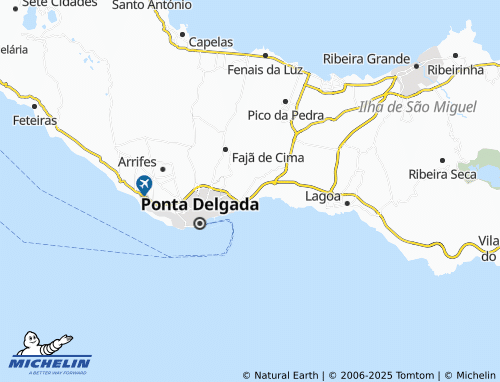 MICHELIN Rosto do Cão (São Roque) map - ViaMichelin