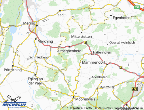 MICHELIN Hörbach map - ViaMichelin