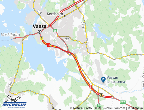 MICHELIN Vanhasatama map - ViaMichelin