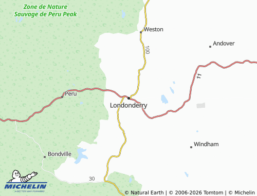 Carte MICHELIN Londonderry - ViaMichelin