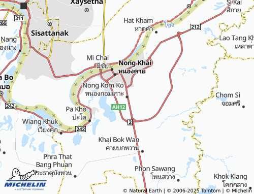MICHELIN-Landkarte Nong Kom Ko - ViaMichelin