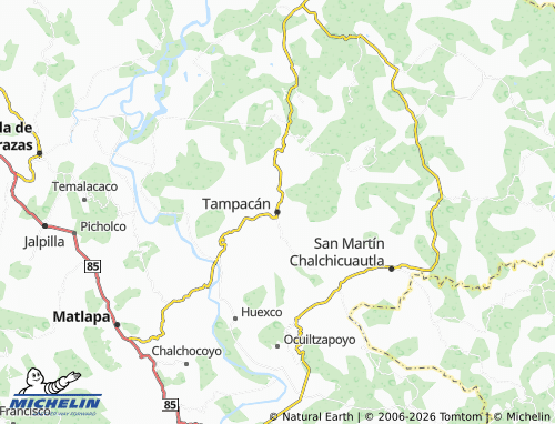 MICHELIN Tampacán map - ViaMichelin