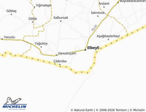 MICHELIN Alahan map - ViaMichelin