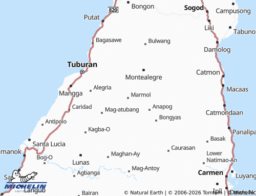 MICHELIN Marmol map - ViaMichelin