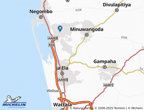 Carte MICHELIN Kasagahawatta - ViaMichelin