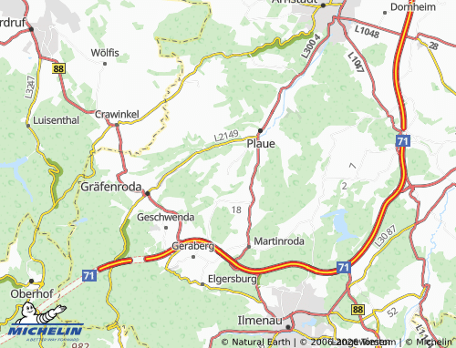 Mappa MICHELIN Rippersroda - ViaMichelin