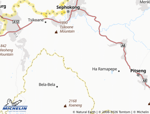 Mappa MICHELIN Ha Peete - ViaMichelin