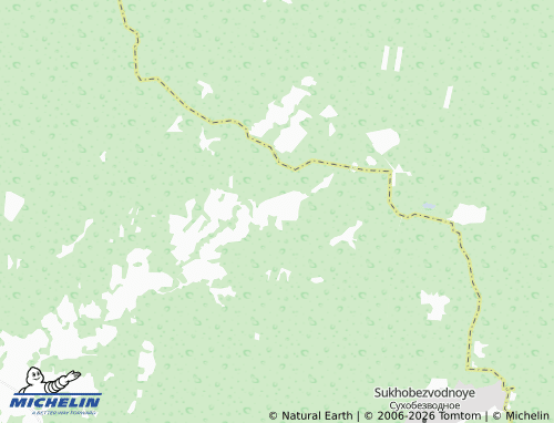 MICHELIN-Landkarte Chibir' - ViaMichelin