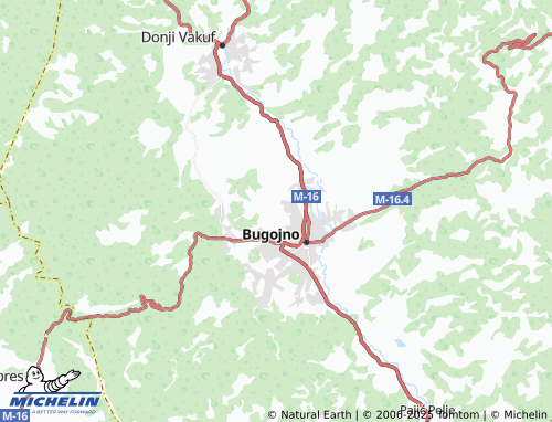 MICHELIN Karadže map - ViaMichelin