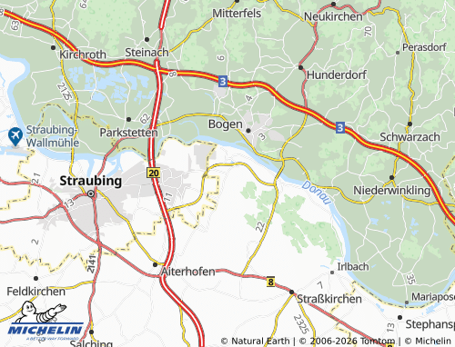 MICHELIN Hunderdorf map - ViaMichelin